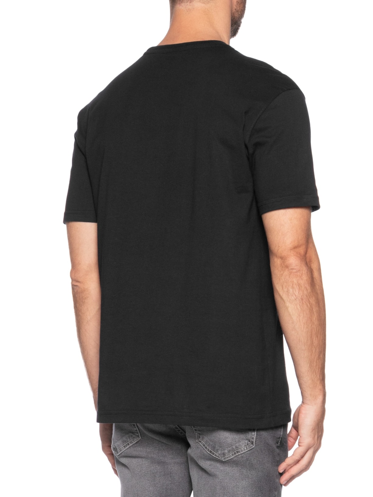 Camiseta Masculina Regular Fit Graphic Slub Preto Tommy Jeans