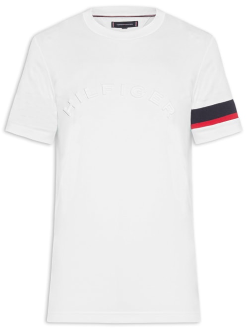Camiseta Masculina Regular Fit Insert - Branco