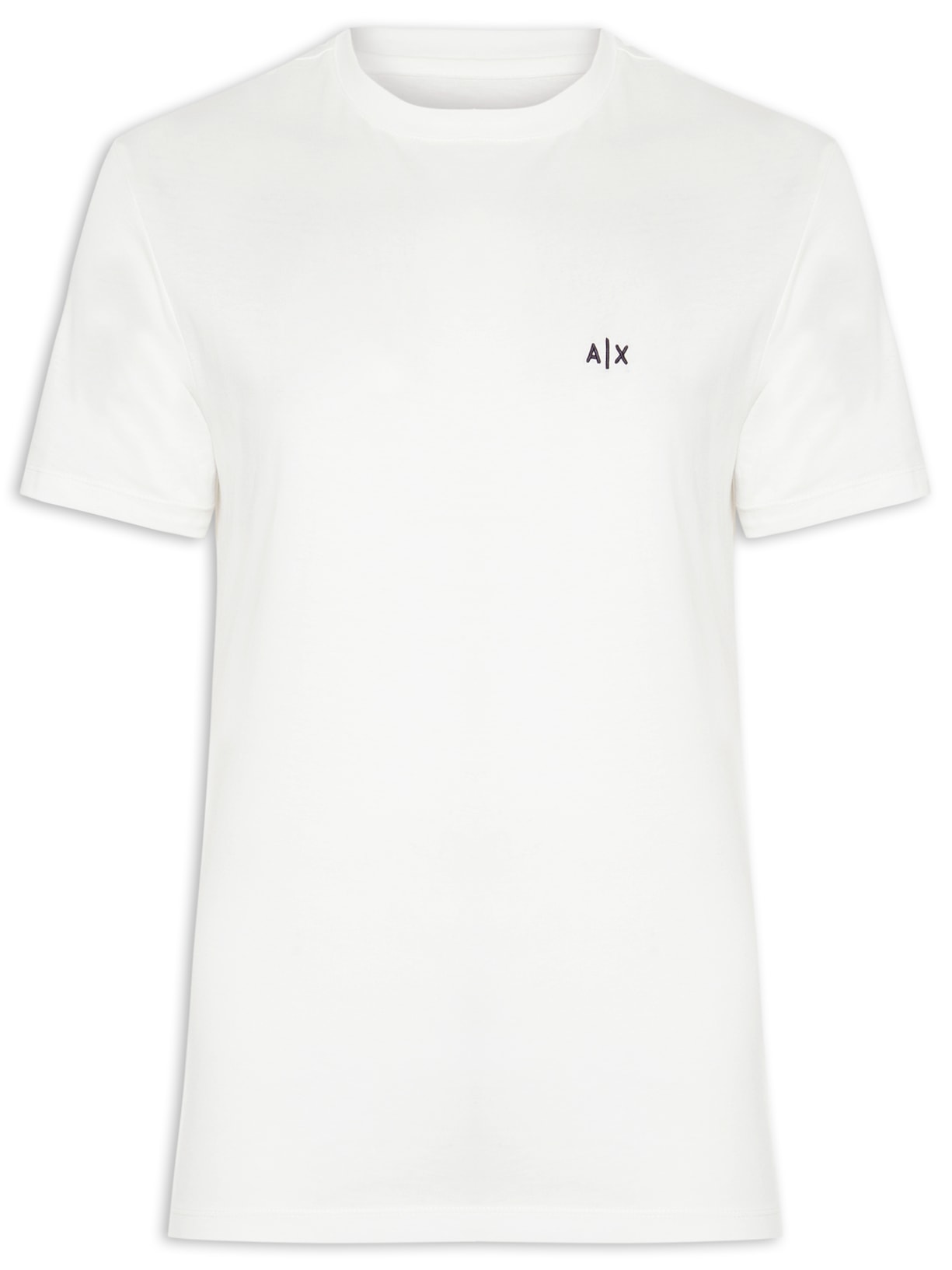 Camiseta Masculina Regular Fit Logo A|X Pequeno - Branco