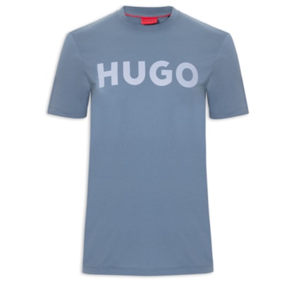 Camiseta Masculina Regular Fit Logo Printed Dulivi - Azul
