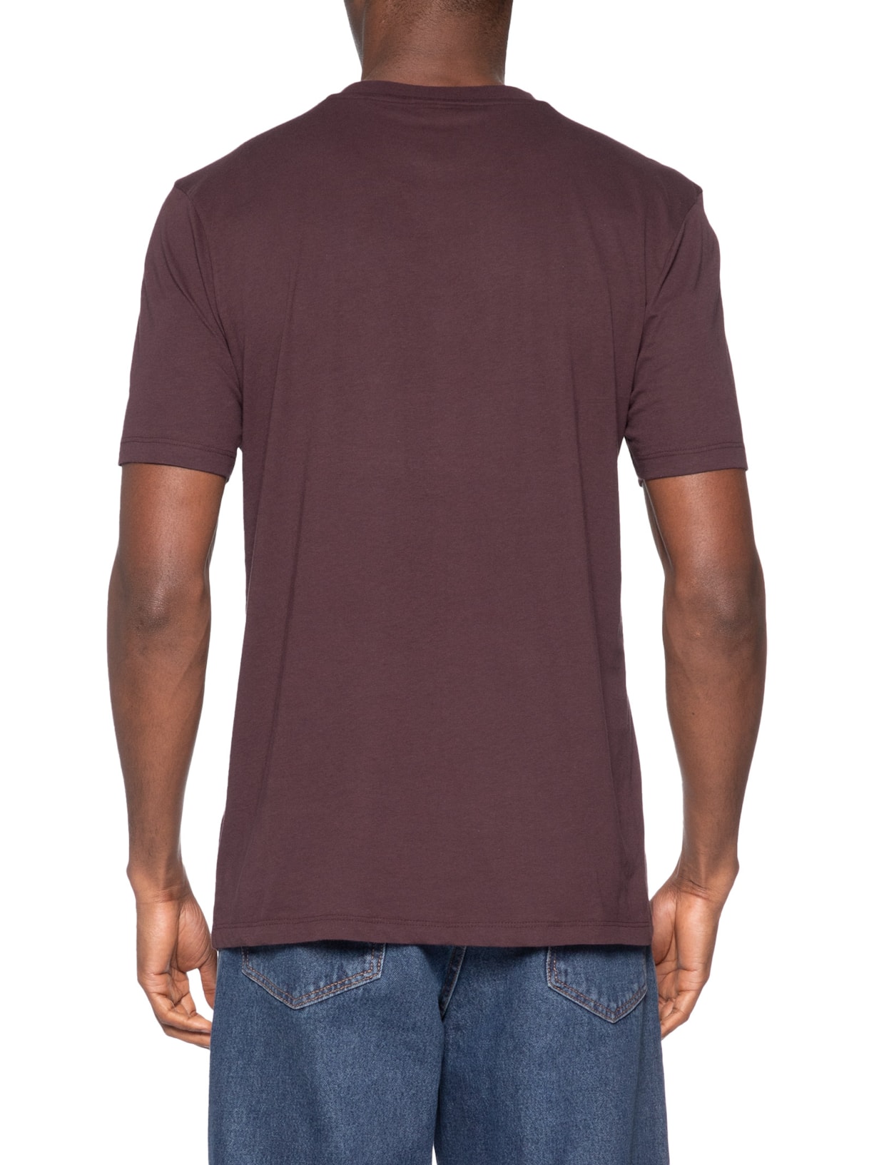 Camiseta Masculina Regular Fit Logo Printed Dulivi Marrom Hugo
