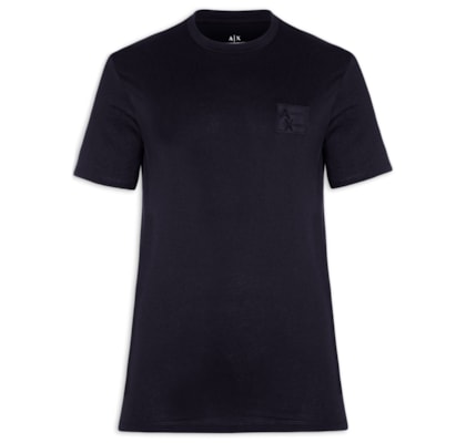 Camiseta Masculina Regular Fit Manga Curta AX2 - Azul