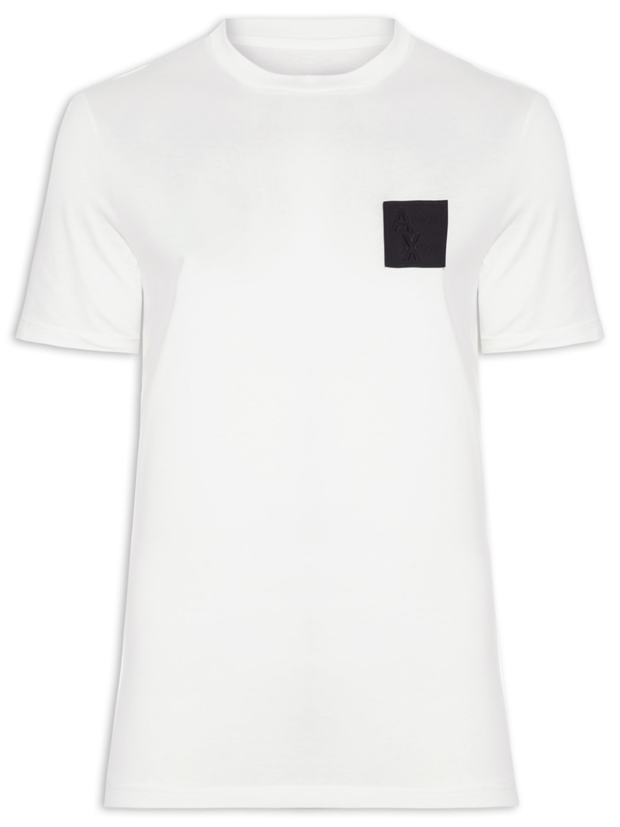 Camiseta Masculina Regular Fit Manga Curta AX2 - Branco