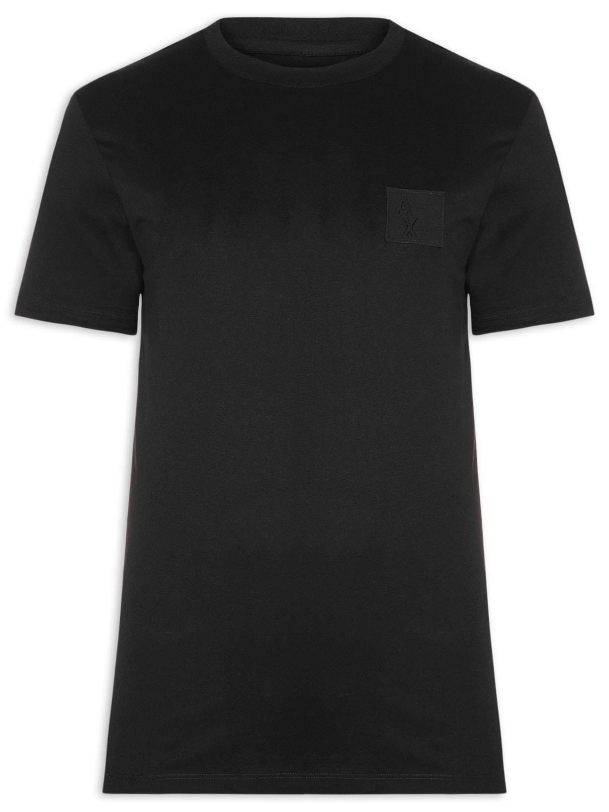 Camiseta Masculina Regular Fit Manga Curta AX2 - Preto