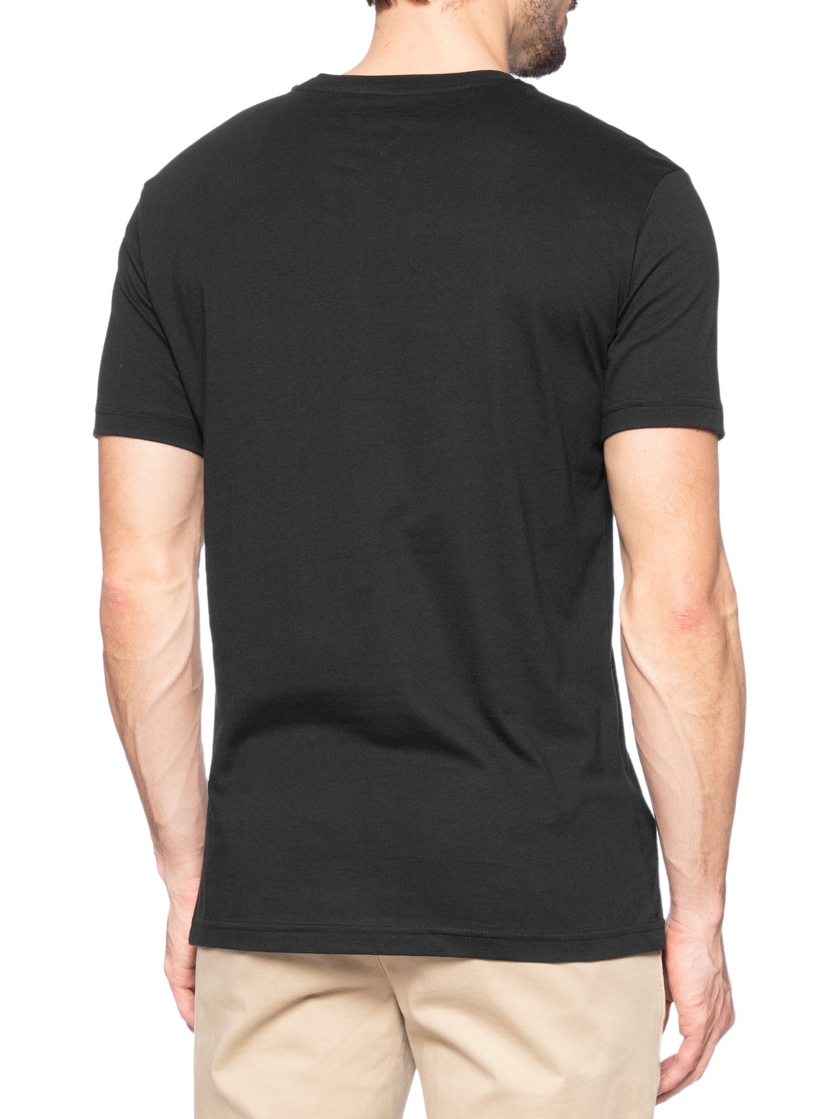 Camiseta Masculina Regular Fit Preto Tommy Hilfiger