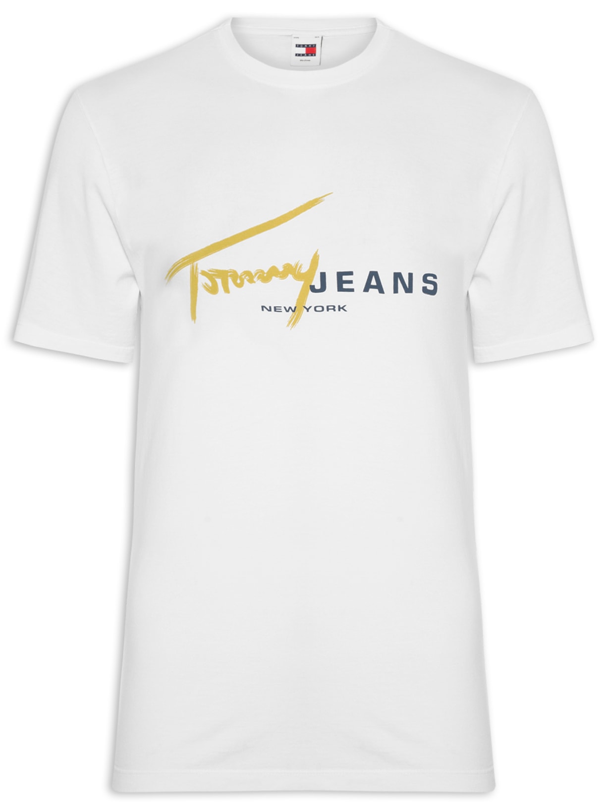 Camiseta Masculina Regular Fit Signature Dna - Branco