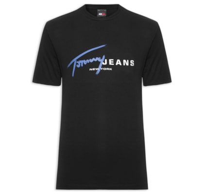 Camiseta Masculina Regular Fit Signature Dna - Preto