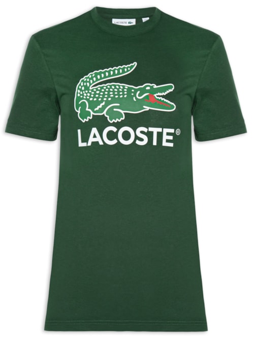 Camiseta Masculina Regular Fit Signature Em Algodão - Verde