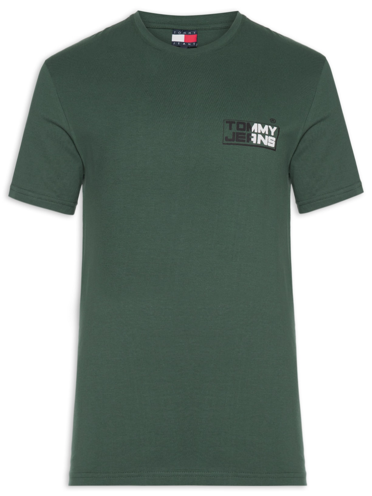 Camiseta Masculina Regular Fit TJ Gym Block Verde Tommy Jeans