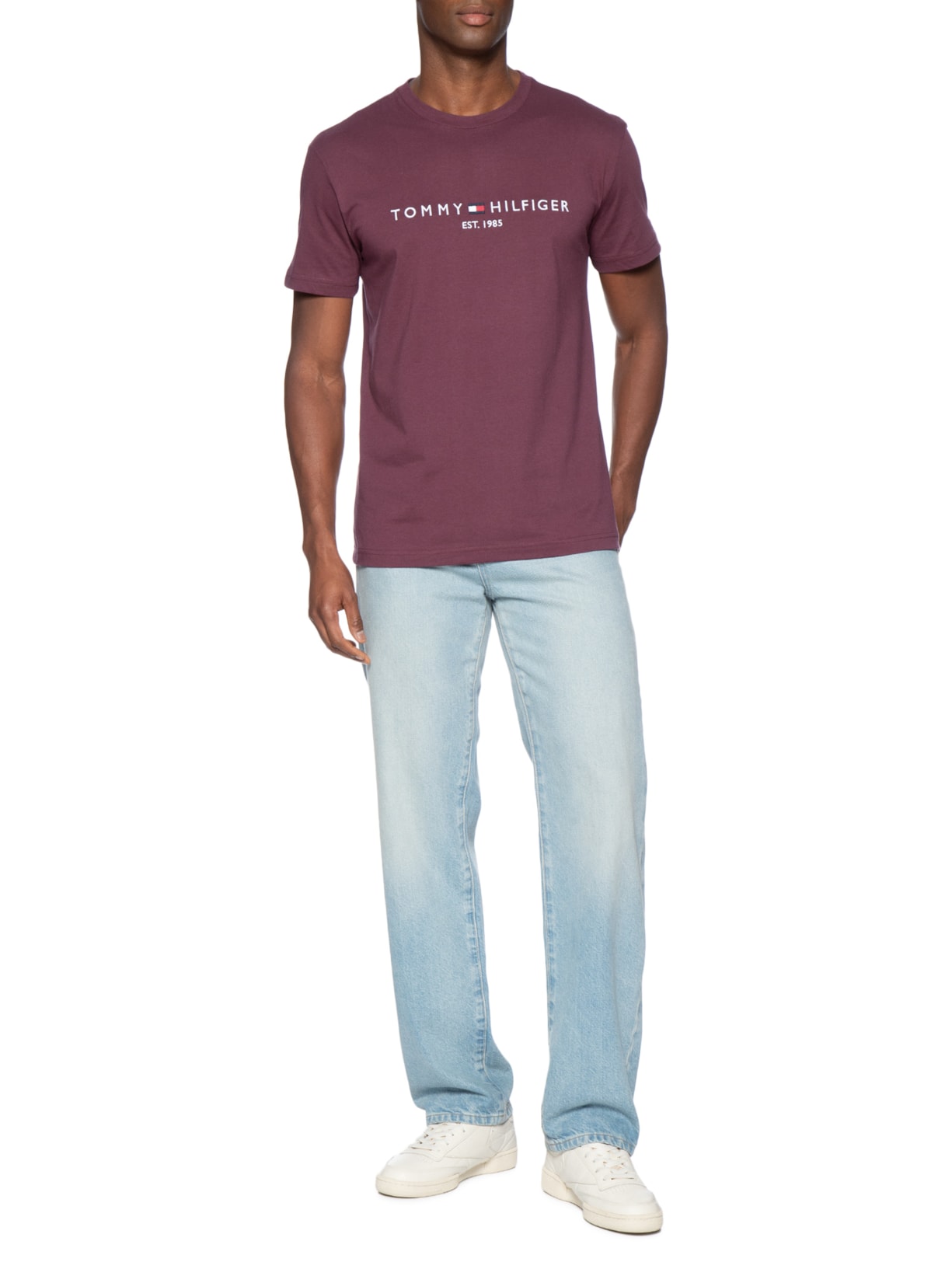 Camiseta Masculina Regular Fit Vermelho Tommy Hilfiger