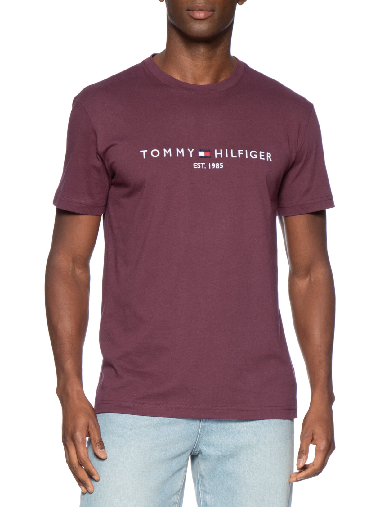 Camiseta Masculina Regular Fit Vermelho Tommy Hilfiger