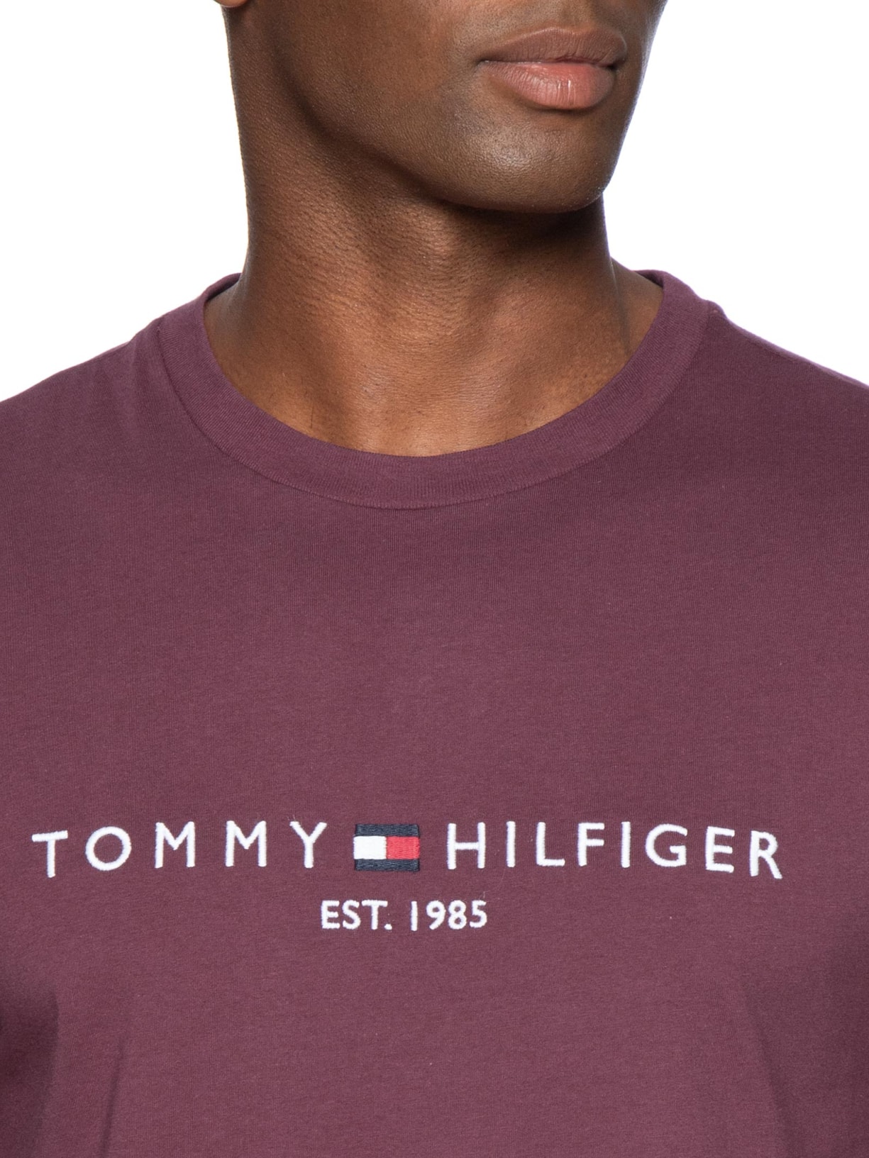 Camiseta Masculina Regular Fit Vermelho Tommy Hilfiger