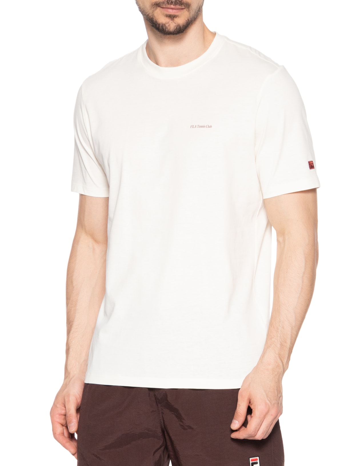 Camiseta Masculina Regular Graphic Court Gt Branco Fila