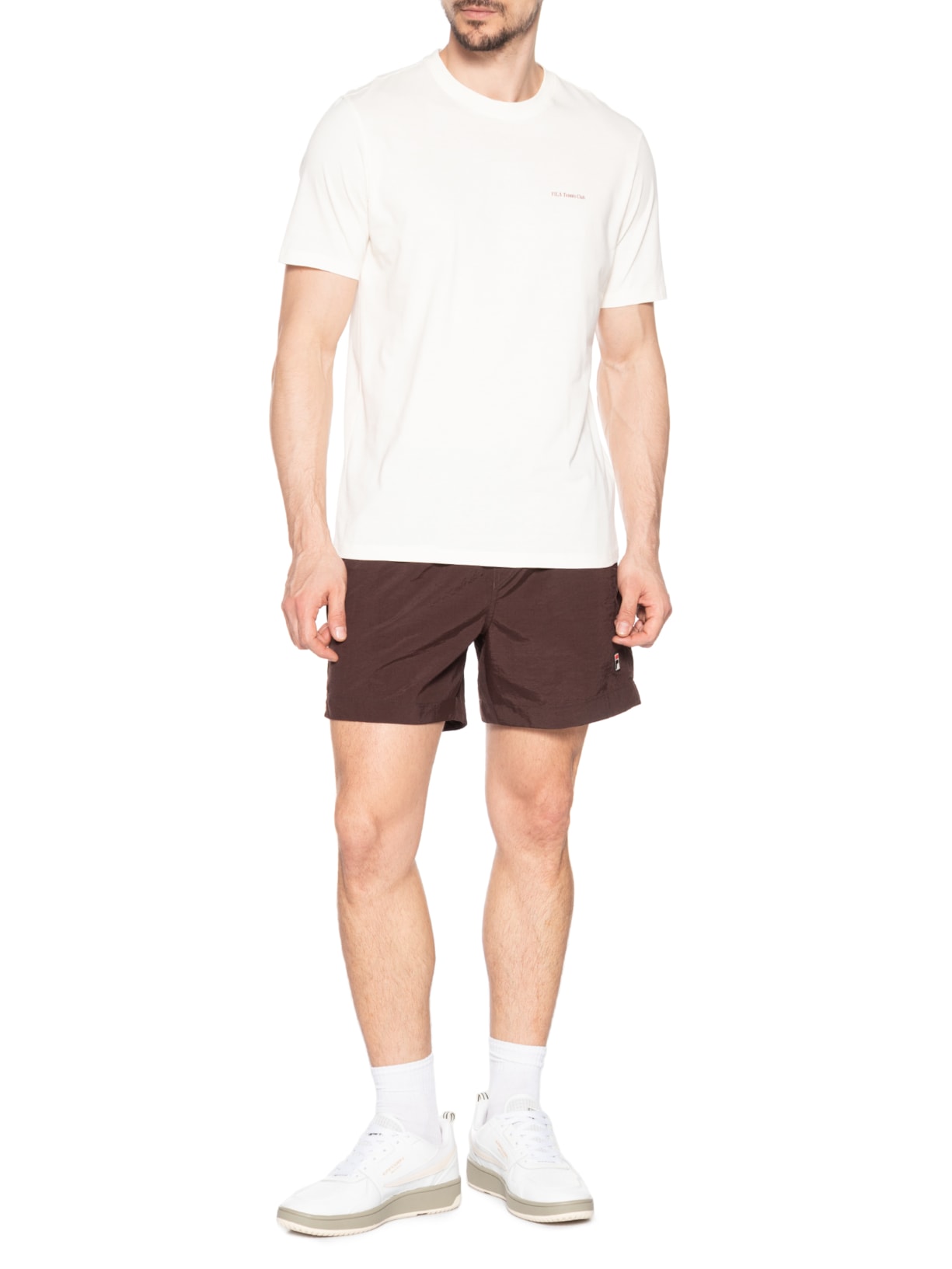 Camiseta Masculina Regular Graphic Court Gt Branco Fila