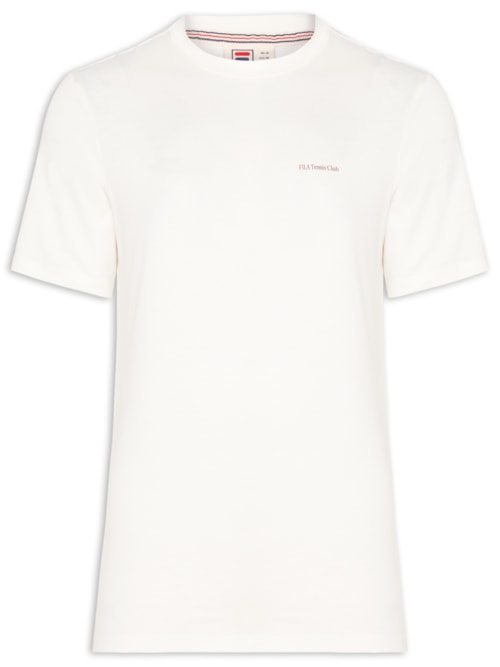 Camiseta Masculina Regular Graphic Court Gt - Branco