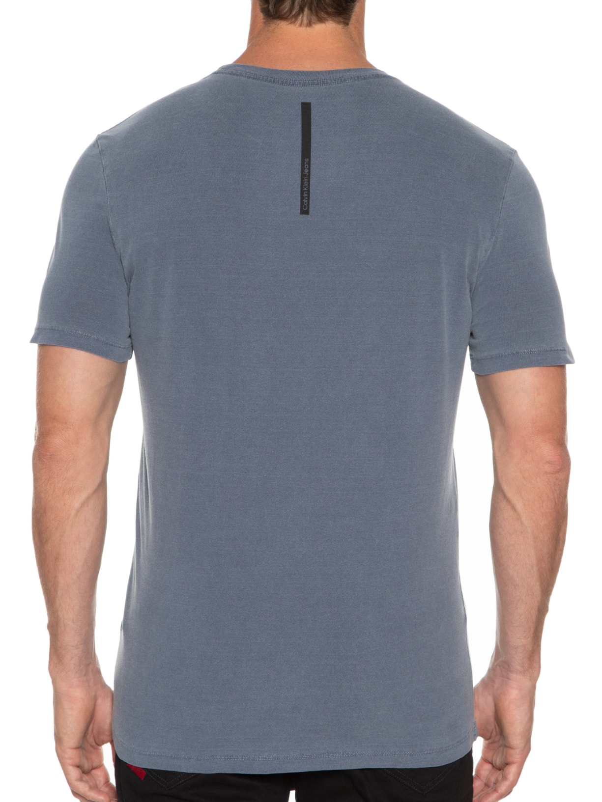 Camiseta Masculina Regular Issue Address Azul Calvin Klein Jeans