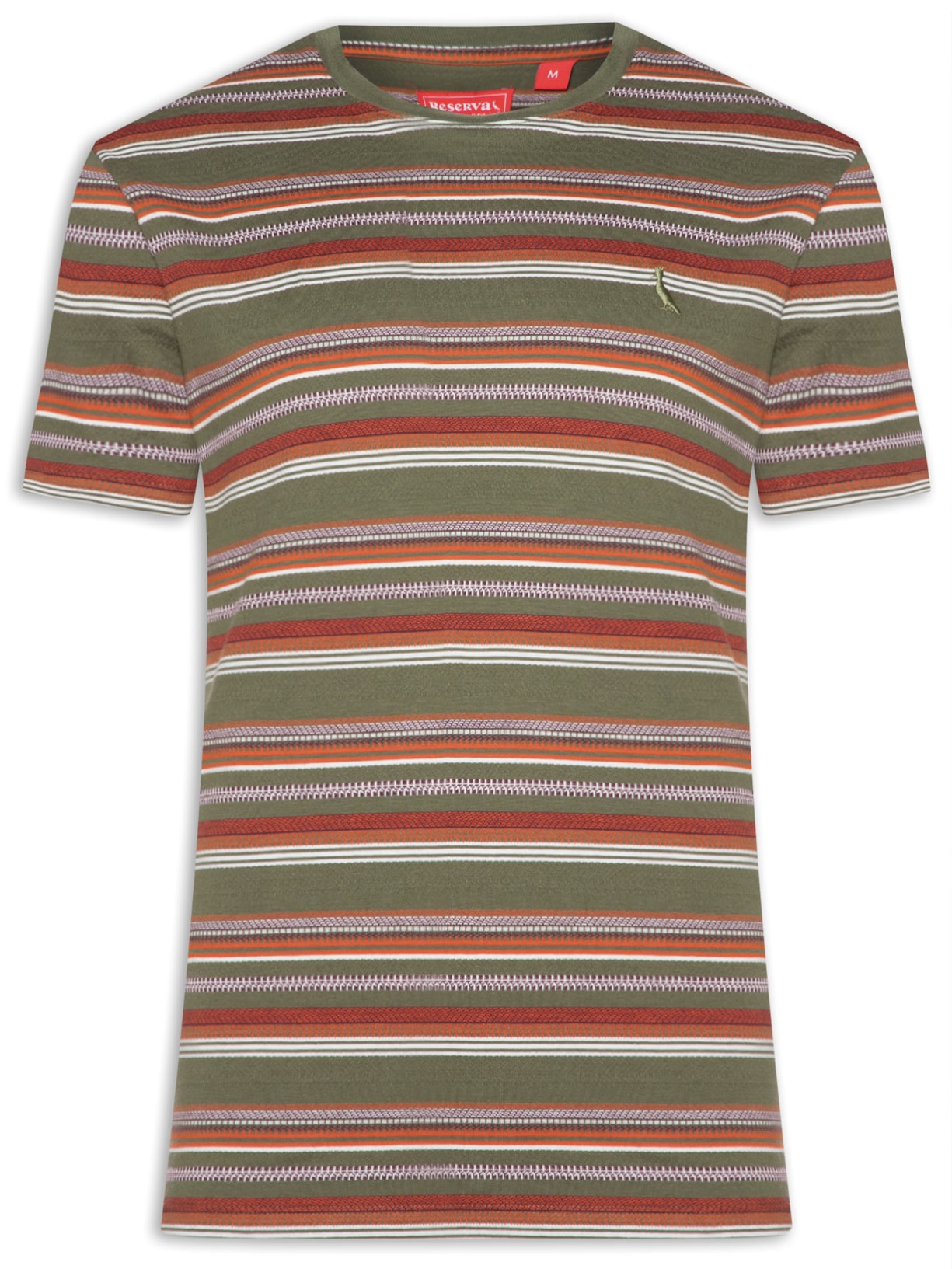 Camiseta Masculina Regular Manga Curta Listra - Verde