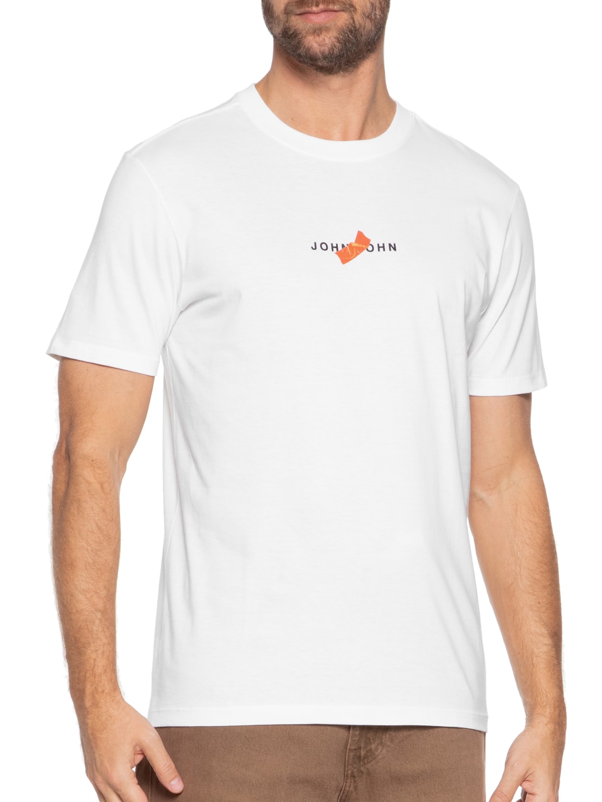 Camiseta Masculina Regular Mind Branco John John