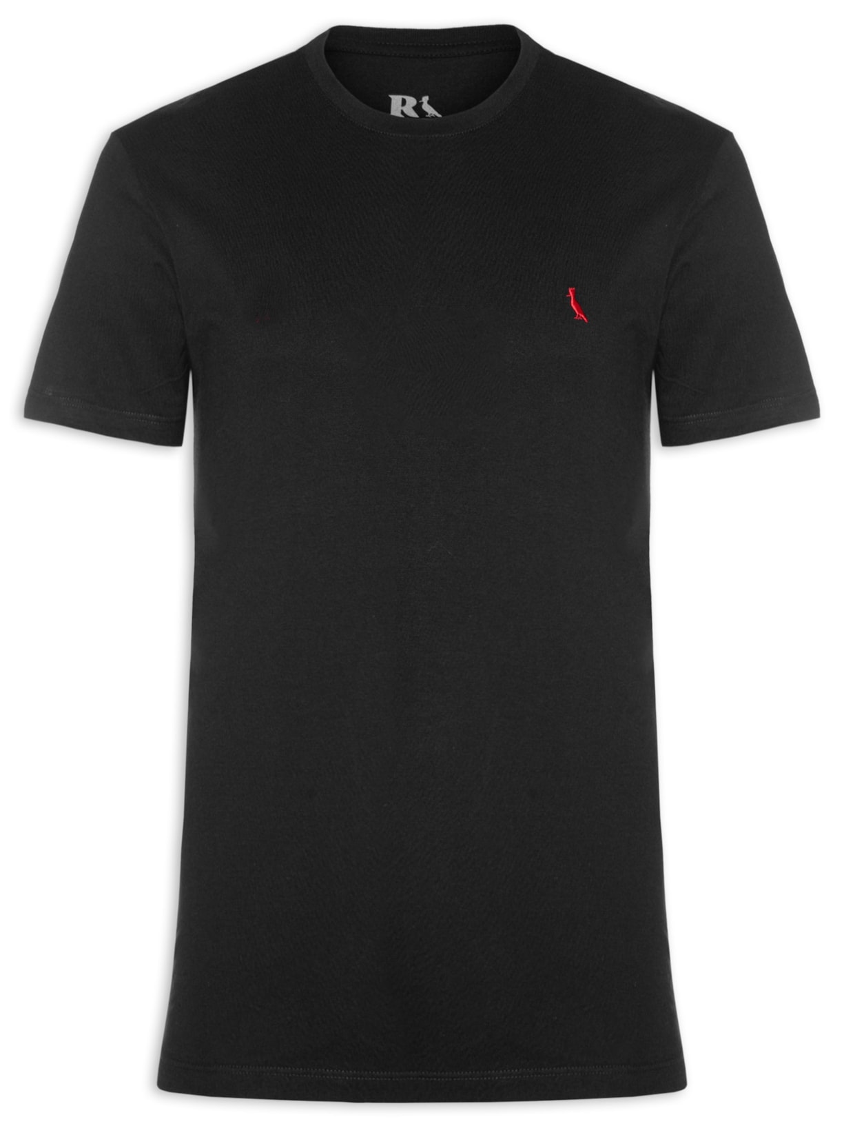 Camiseta Masculina Regular Pica Pau Vermelho Preto  Reserva