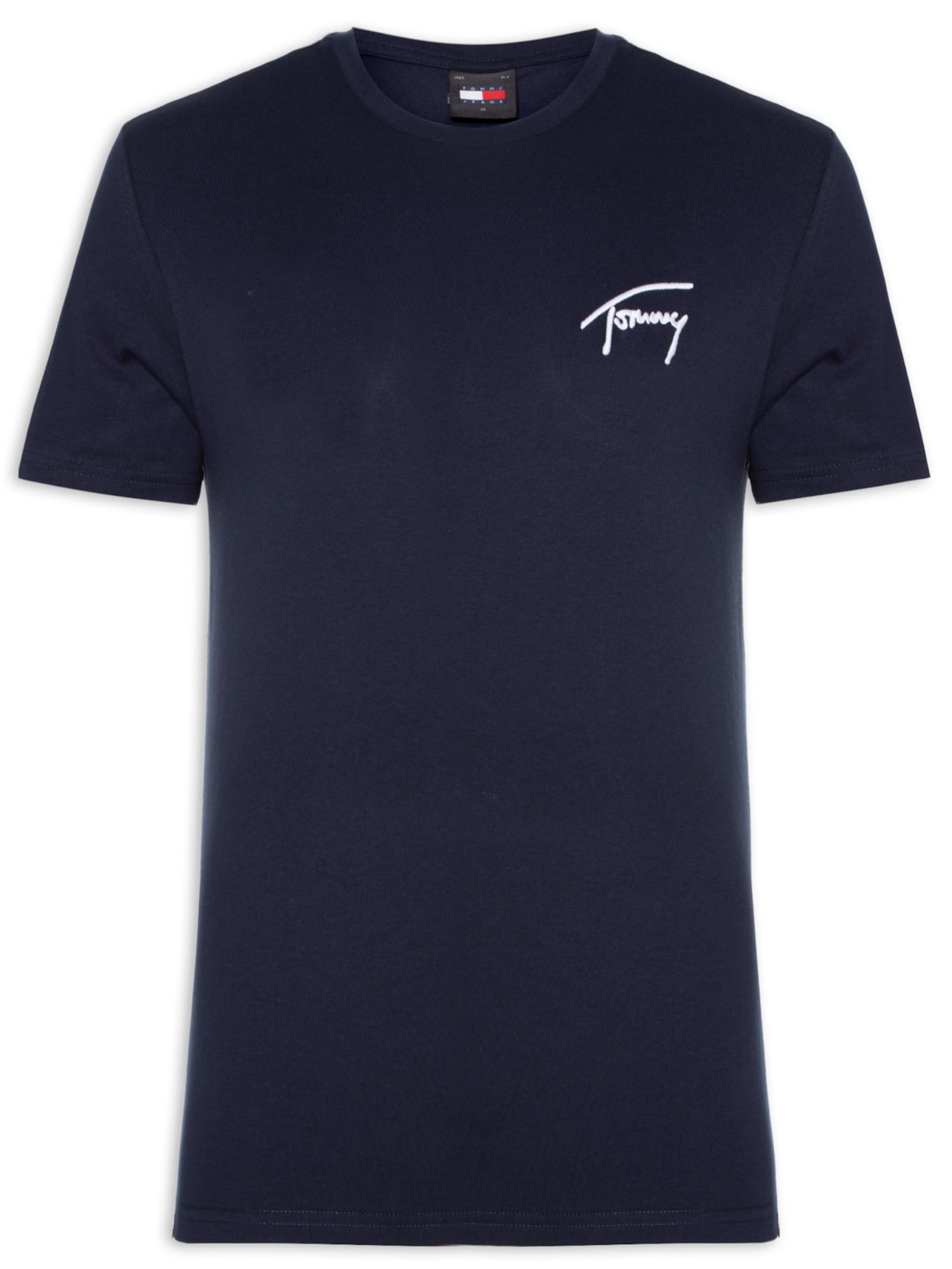 Camiseta Masculina Regular Signature Tee Ext - Azul