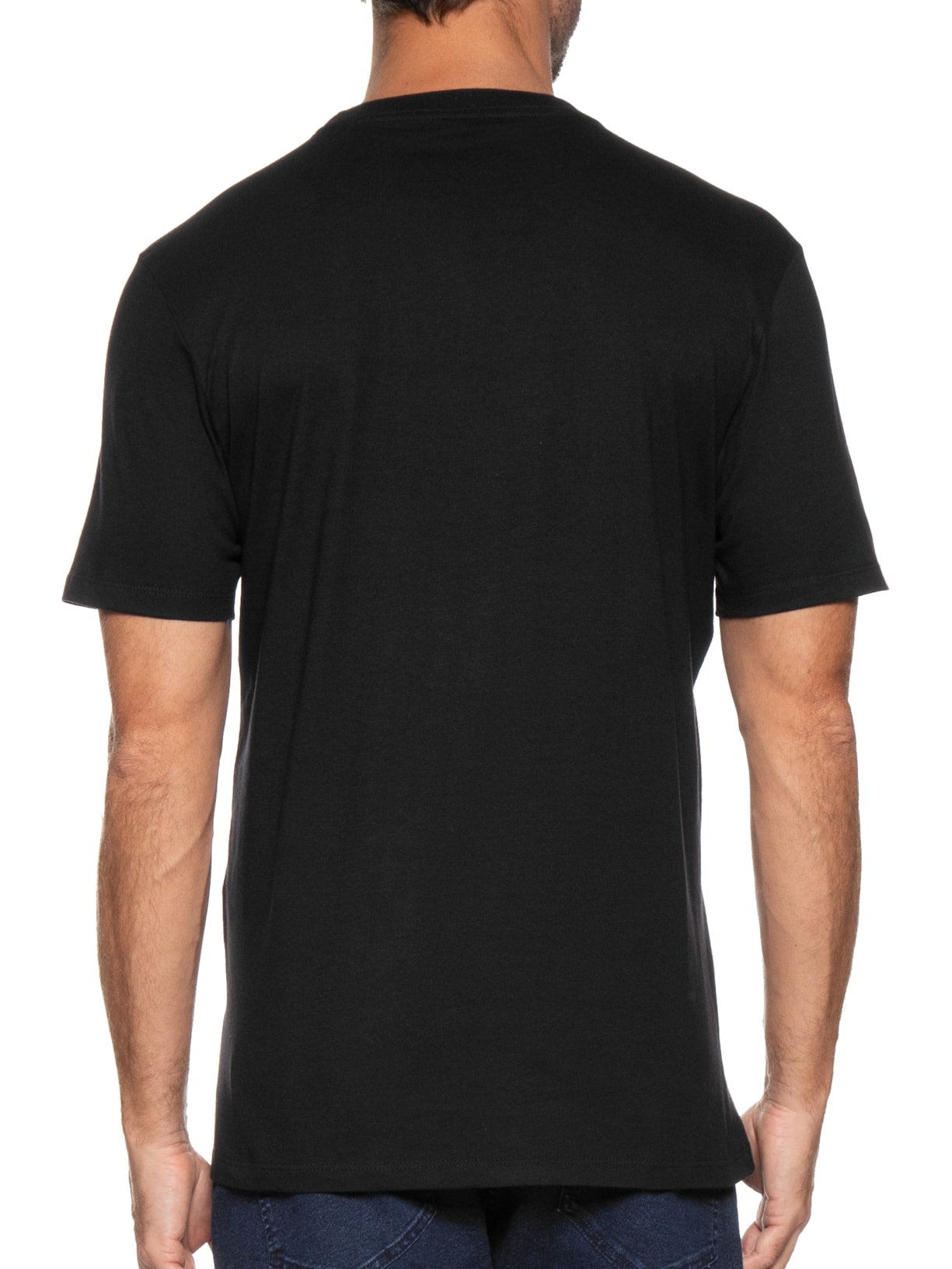 Camiseta Masculina Regular Spray Preto John John