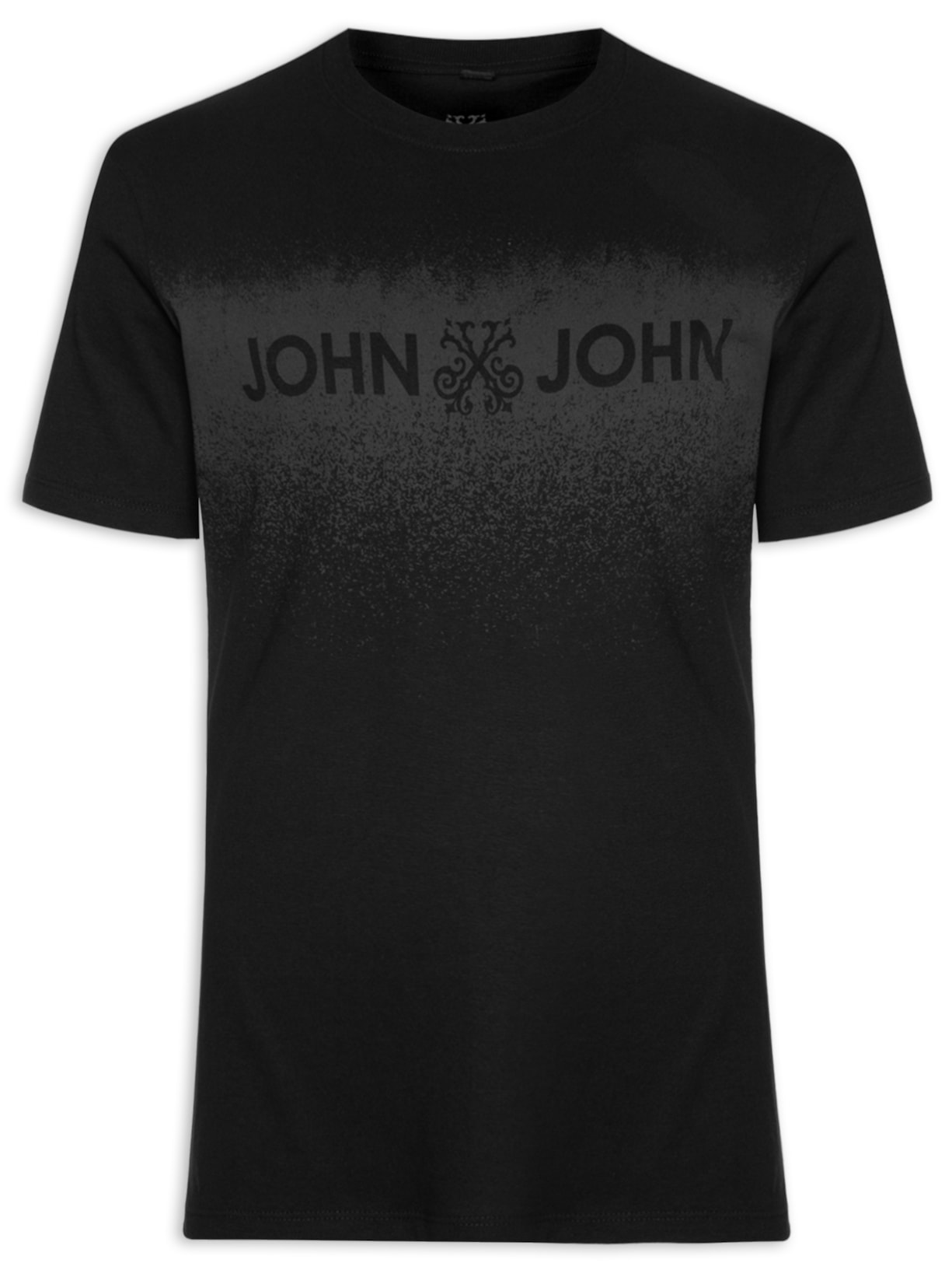 Camiseta Masculina Regular Spray Preto John John