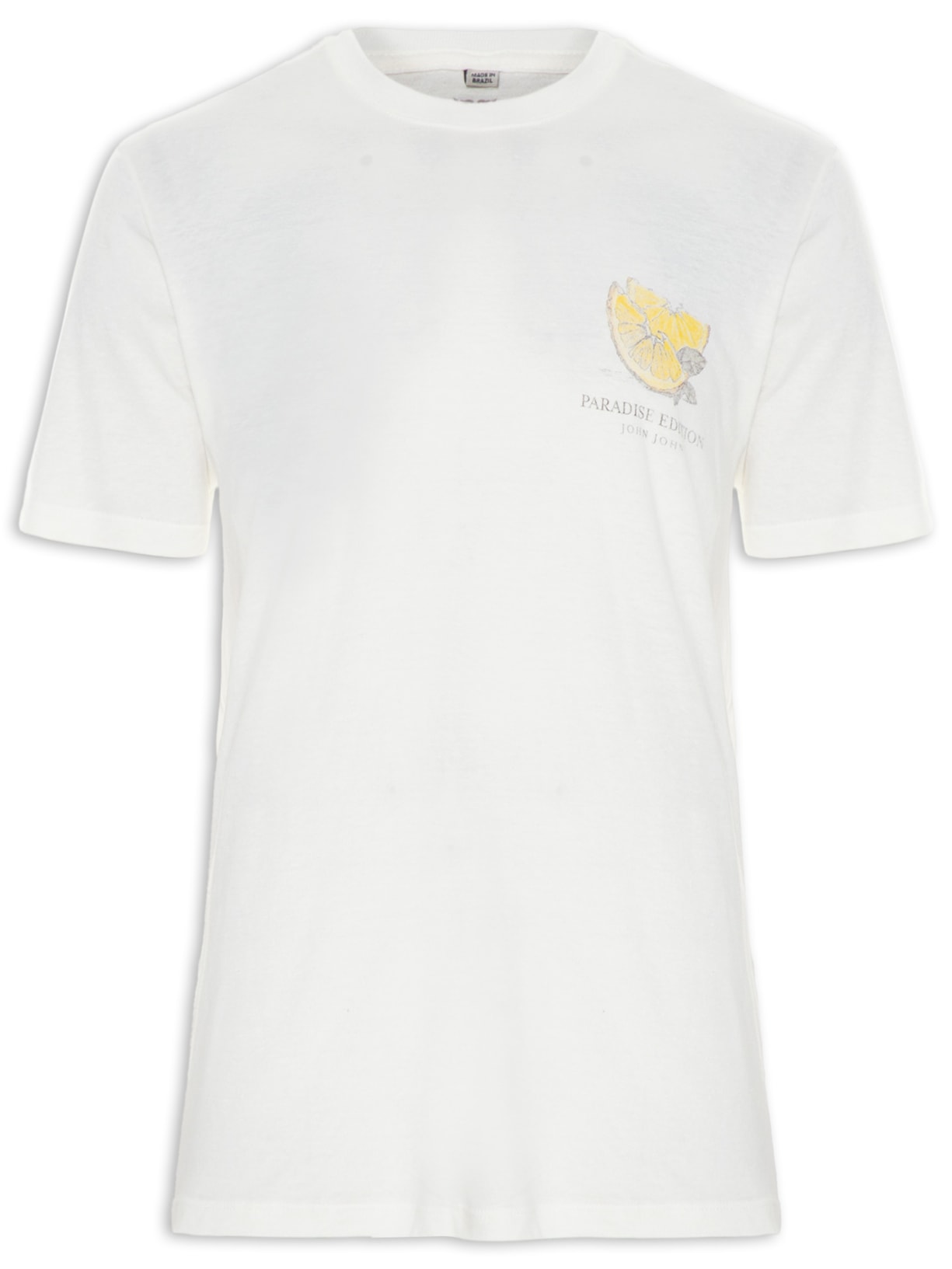 Camiseta Masculina Regular Summer Fruit - Off White