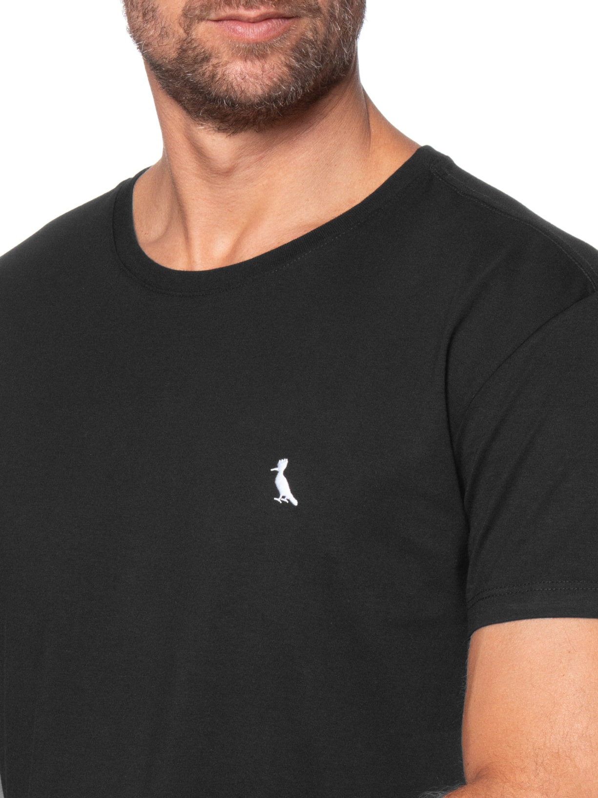 Camiseta Masculina Regular Vento Preto Reserva