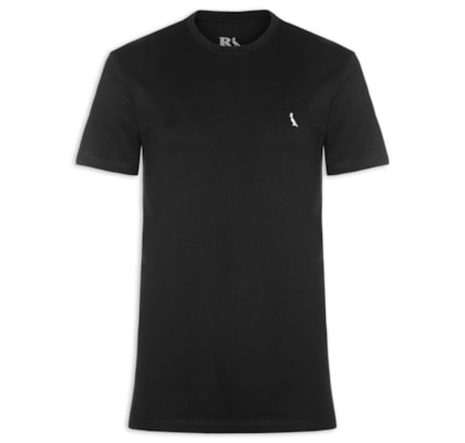 Camiseta Masculina Regular Vento - Preto