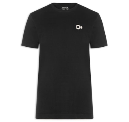 Camiseta Masculina Regular Vintage New icon Big - Preto