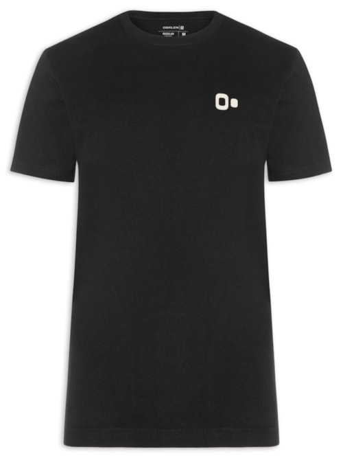 Camiseta Masculina Regular Vintage New icon Big - Preto