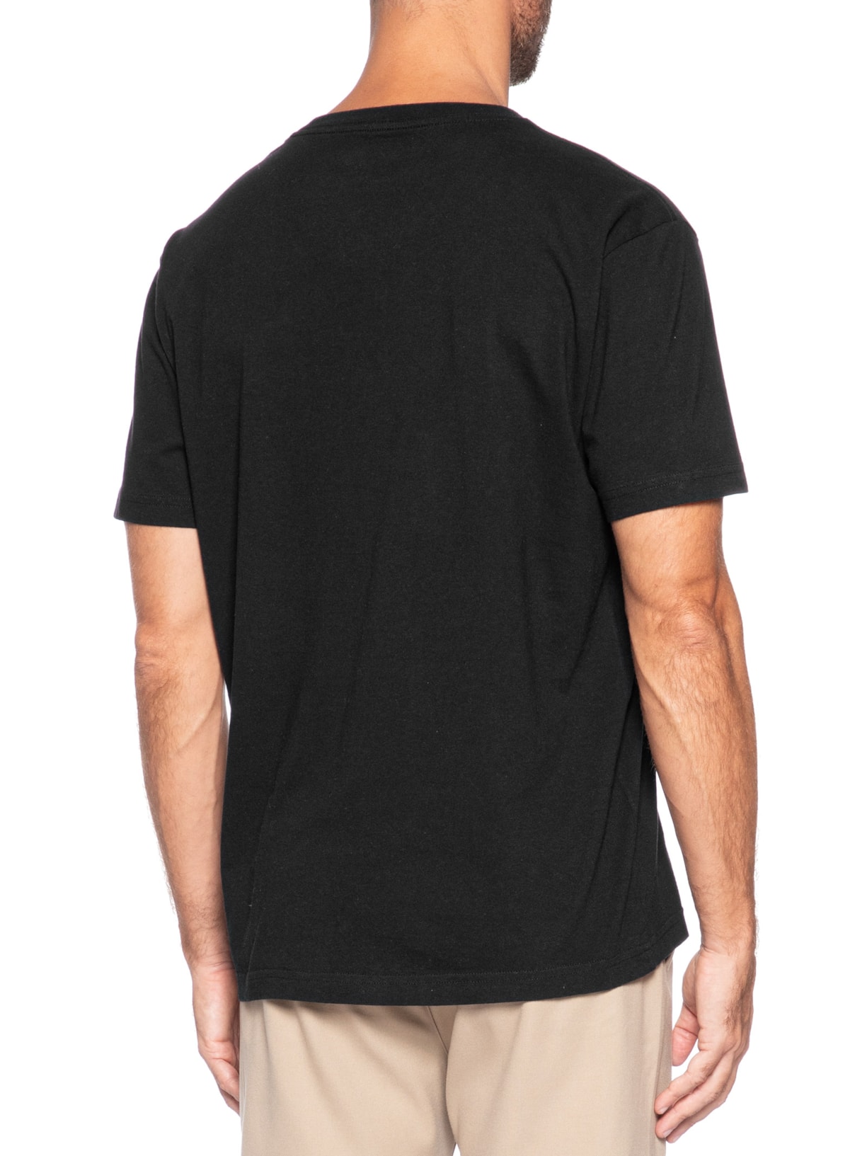 Camiseta Masculina Regular Vintage Snow Icon Preto Osklen