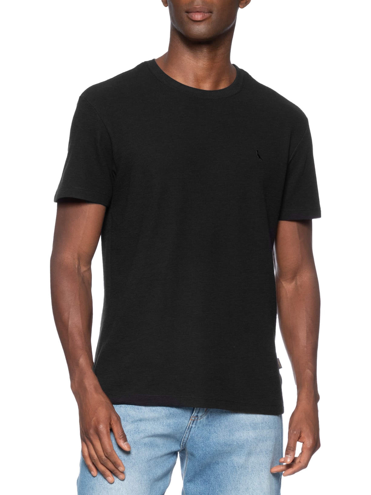 Camiseta Masculina Regular Wellen Preto Reserva