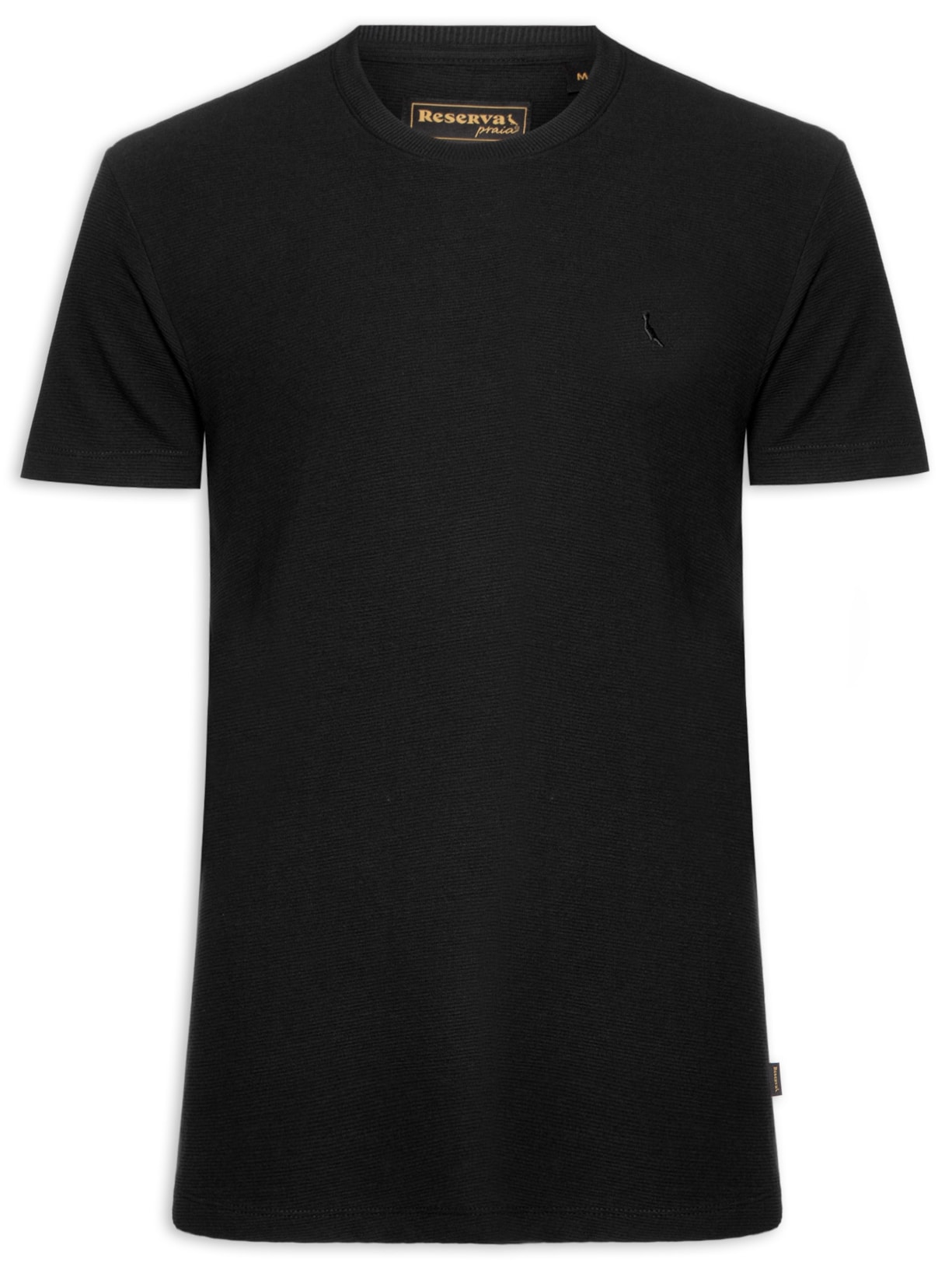 Camiseta Masculina Regular Wellen Preto Reserva