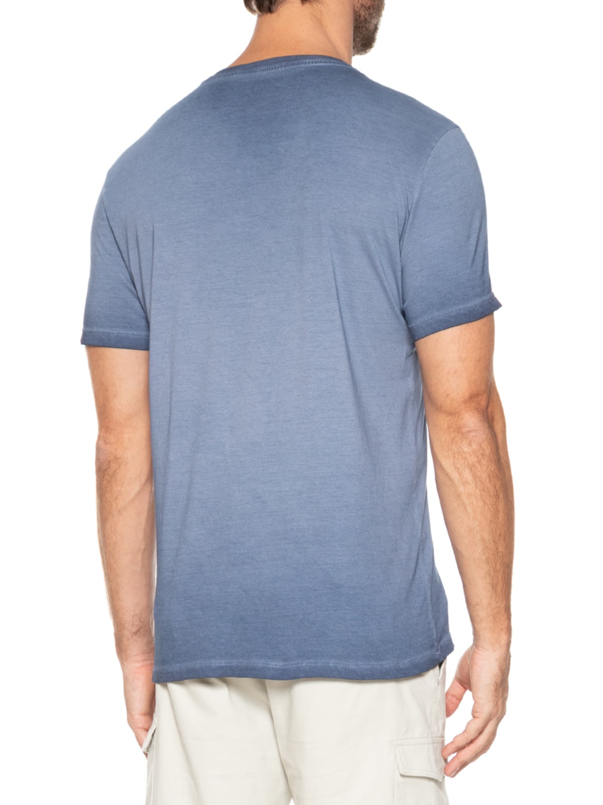 Camiseta Masculina Reissue Tinto Sujo Azul Calvin Klein Jeans