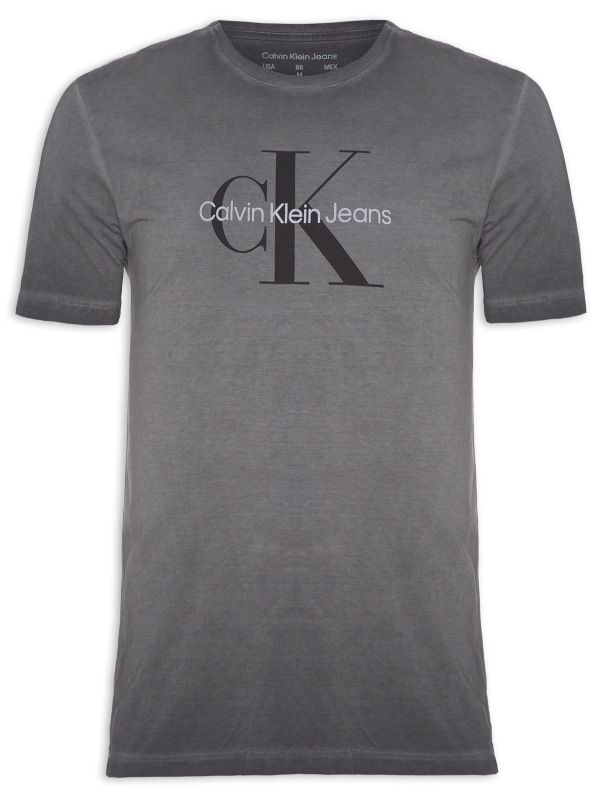 Camiseta Masculina Reissue Tinto Sujo - Cinza