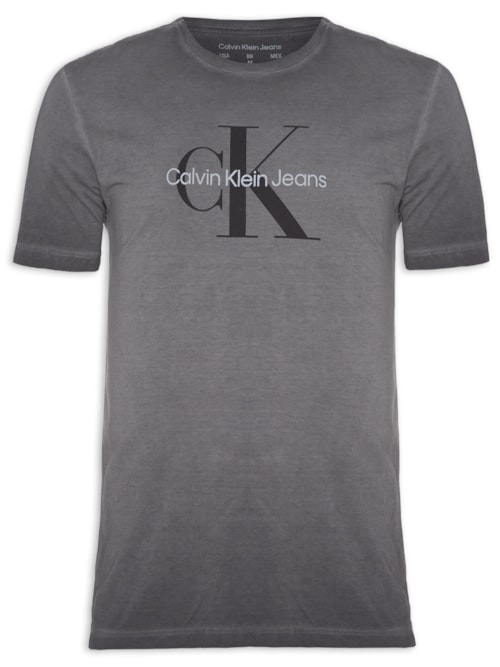 Camiseta Masculina Reissue Tinto Sujo - Cinza