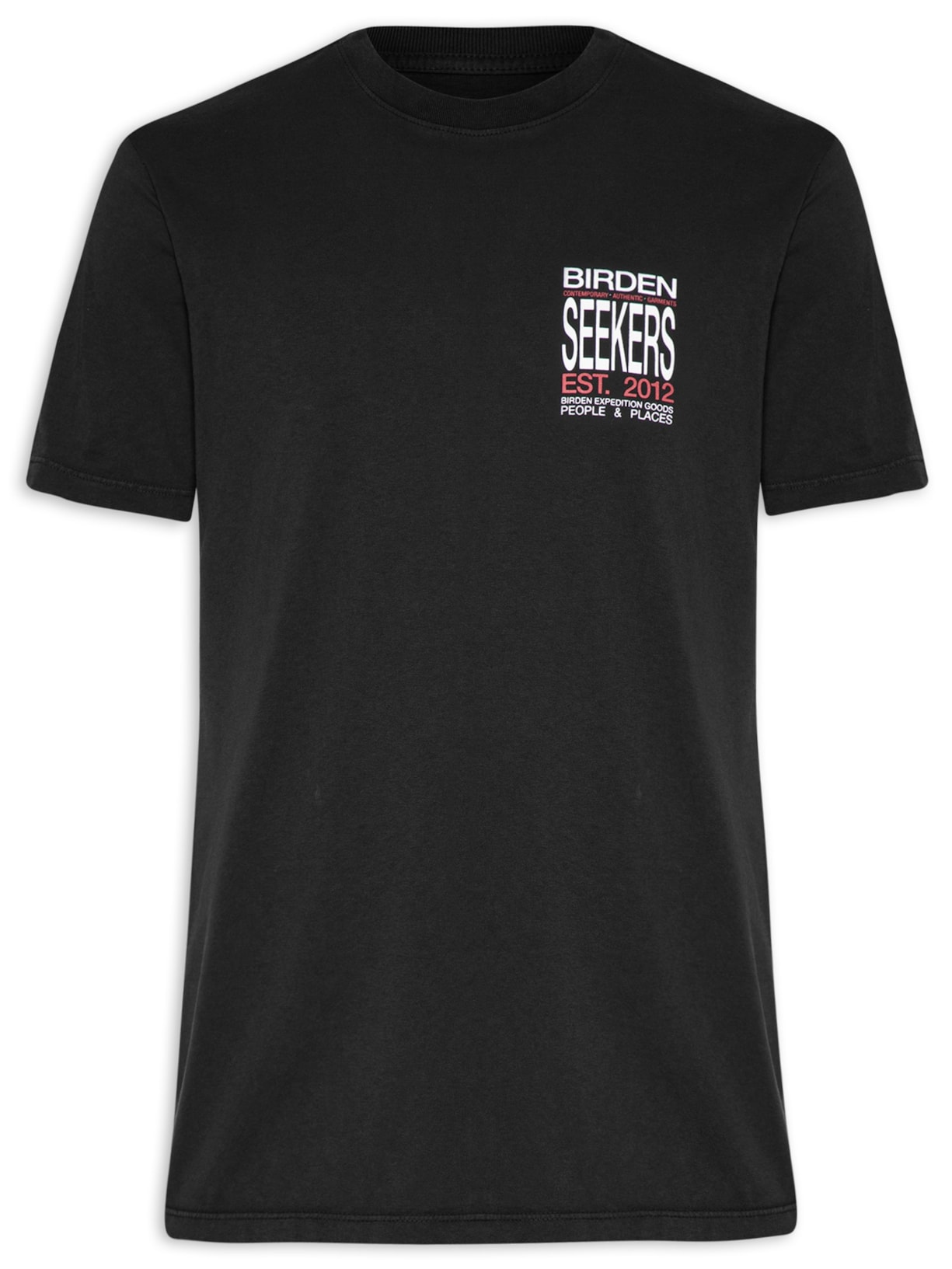 Camiseta Masculina Relaxed Contemporary Black - Preto