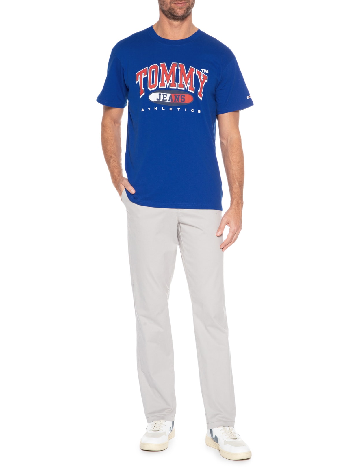 Camiseta Masculina Relaxed Essential Azul Tommy Jeans