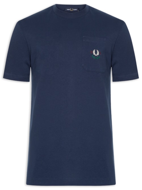 Camiseta Masculina Relaxed Fit 1952 Logo - Azul