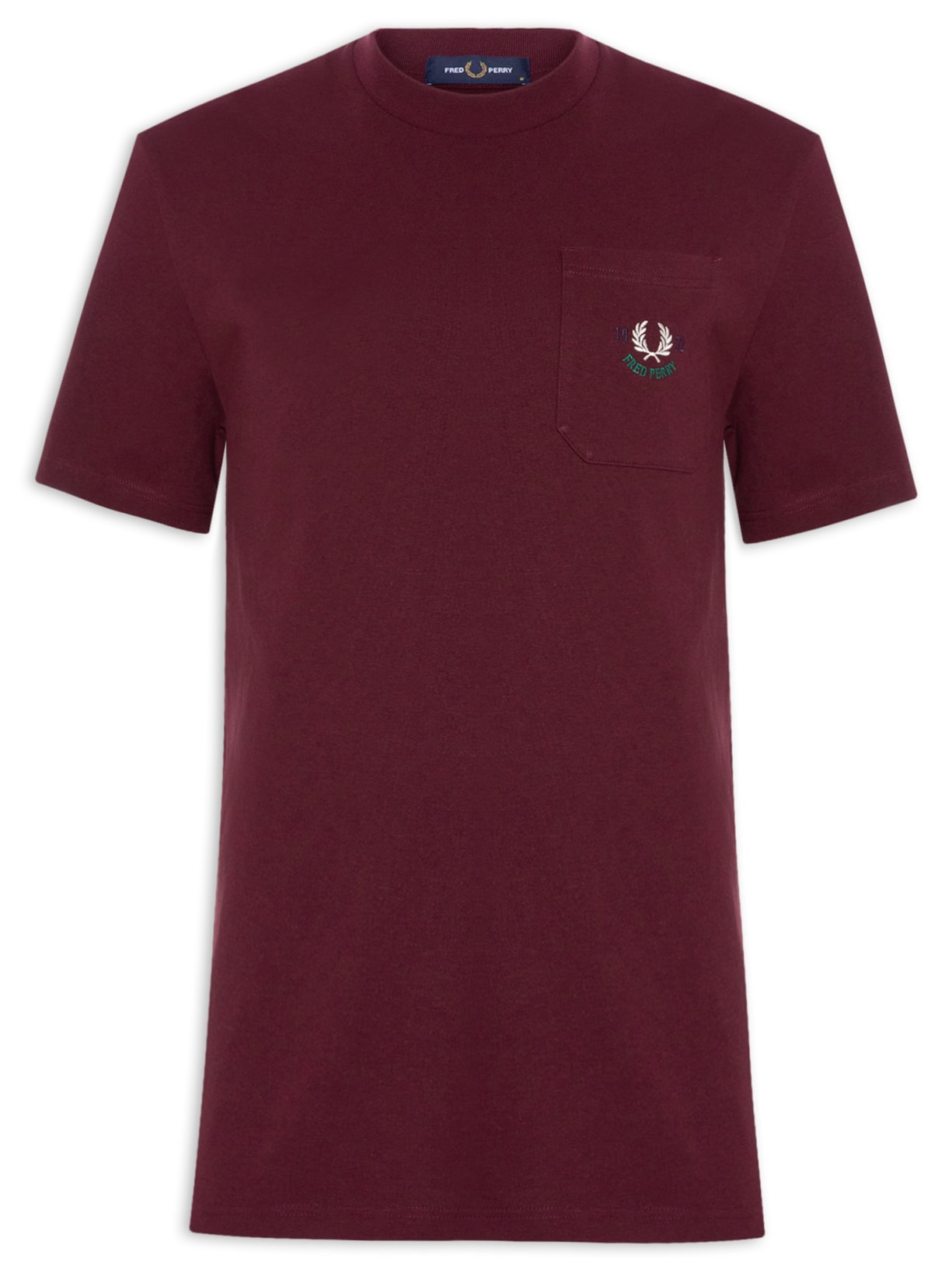 Camiseta Masculina Relaxed Fit 1952 Logo - Vinho