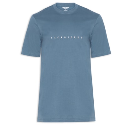 Camiseta Masculina Relaxed Fit - Azul