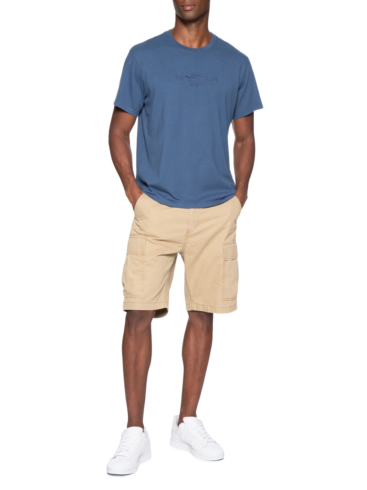 Camiseta Masculina Relaxed Fit Azul Levi's