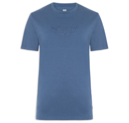 Camiseta Masculina Relaxed Fit - Azul