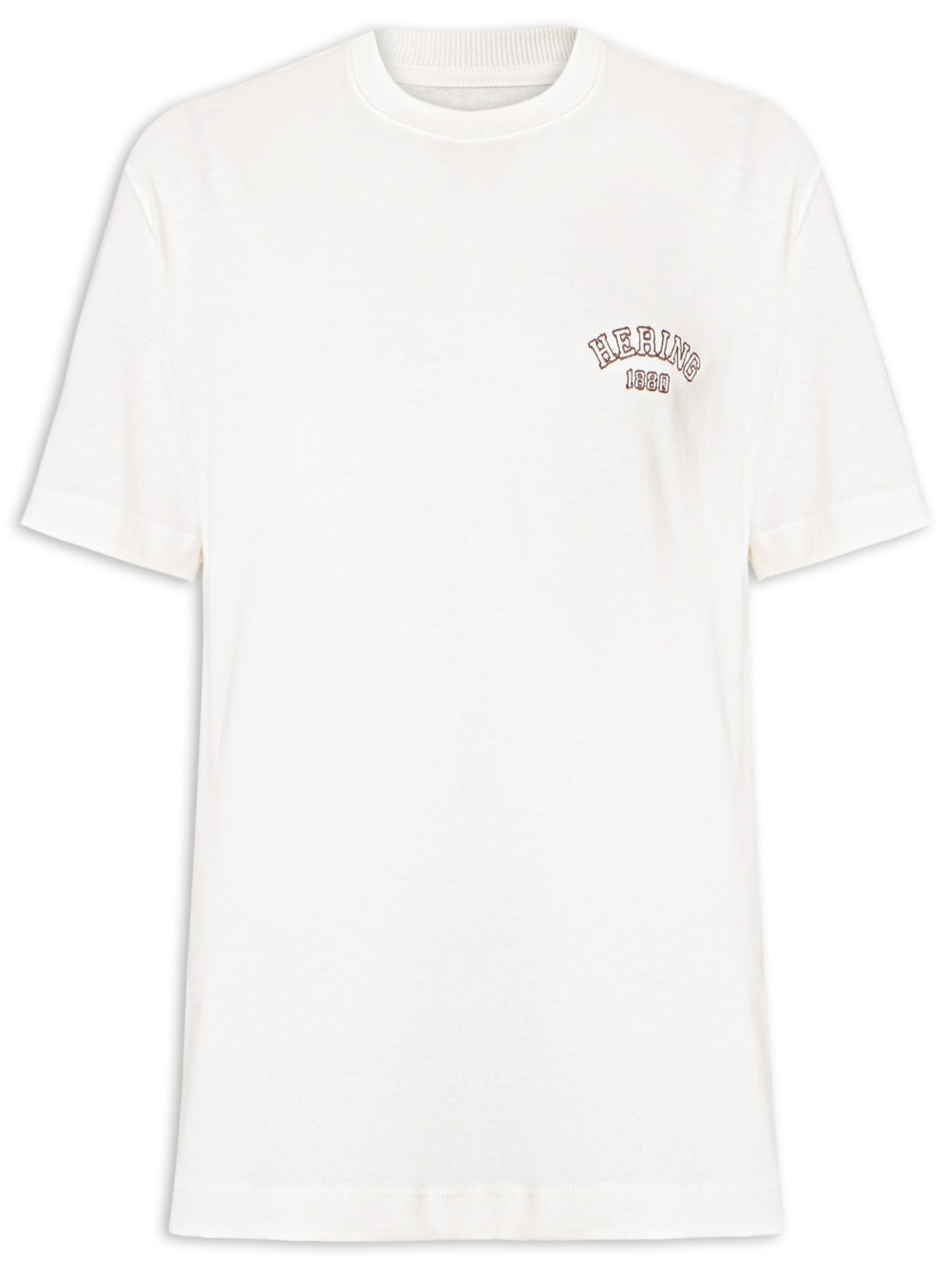 Camiseta Masculina Relaxed Fit Bordado - Branco