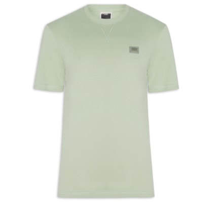 Camiseta Masculina Relaxed Fit Em Algodão - Verde