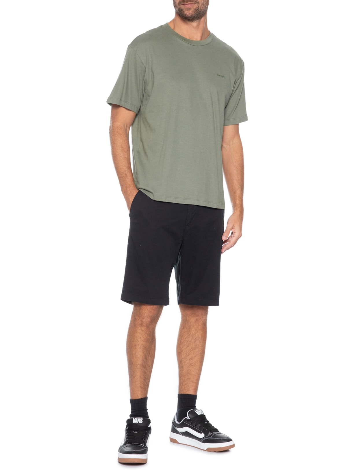 Camiseta Masculina Relaxed Fit Red Tab Vintage Verde Levi's