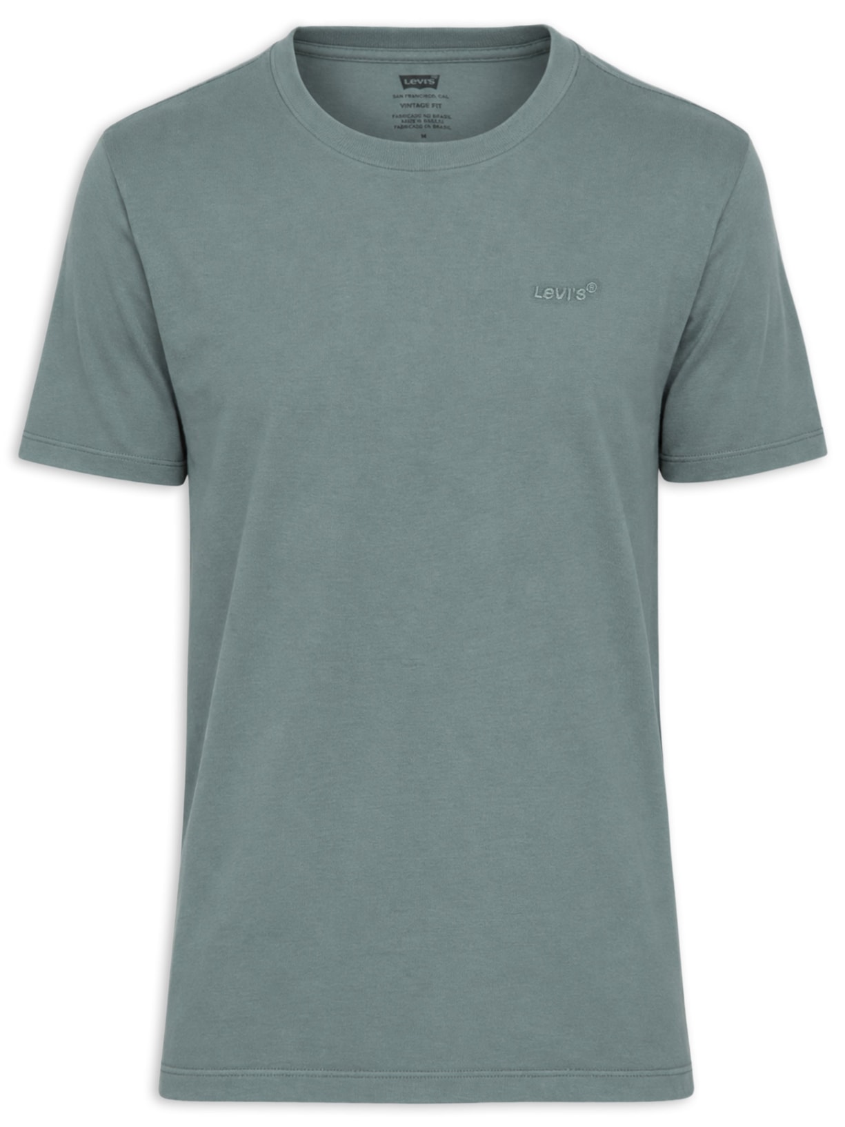 Camiseta Masculina Relaxed Fit Red Tab Vintage Verde Levi's
