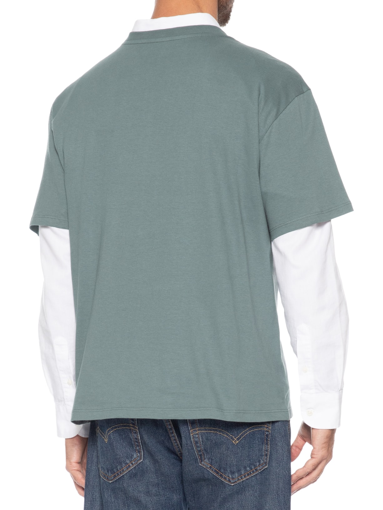 Camiseta Masculina Relaxed Fit Red Tab Vintage Verde Levi's