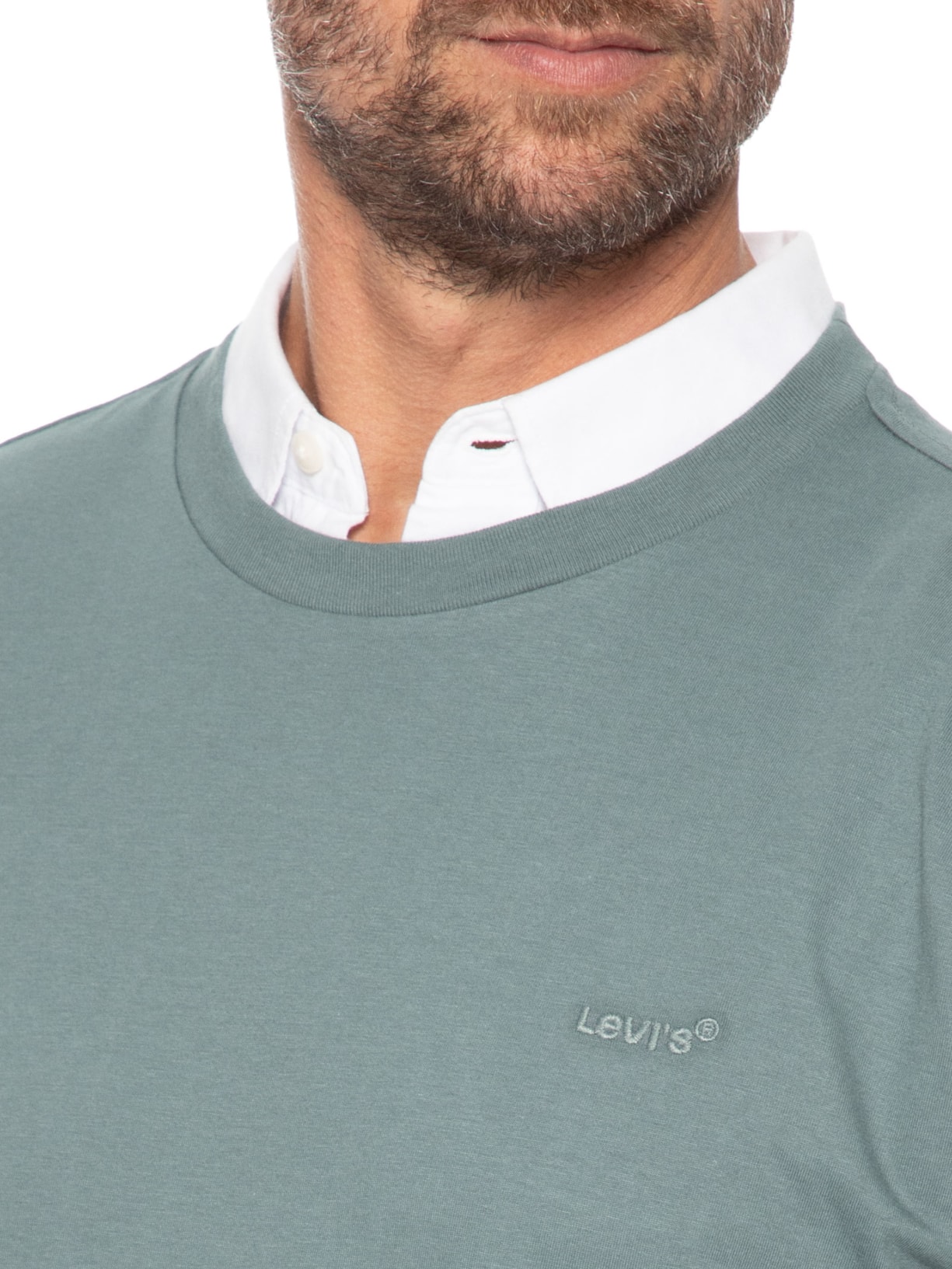 Camiseta Masculina Relaxed Fit Red Tab Vintage Verde Levi's
